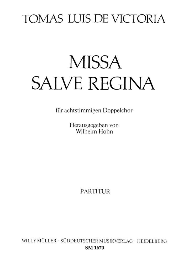 Missa Salve Regina
